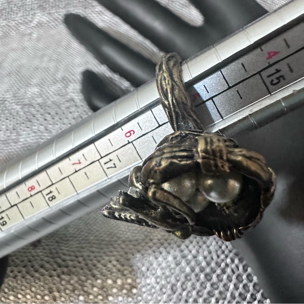 Vintage birds nest ring size 5 - Picture 3 of 7